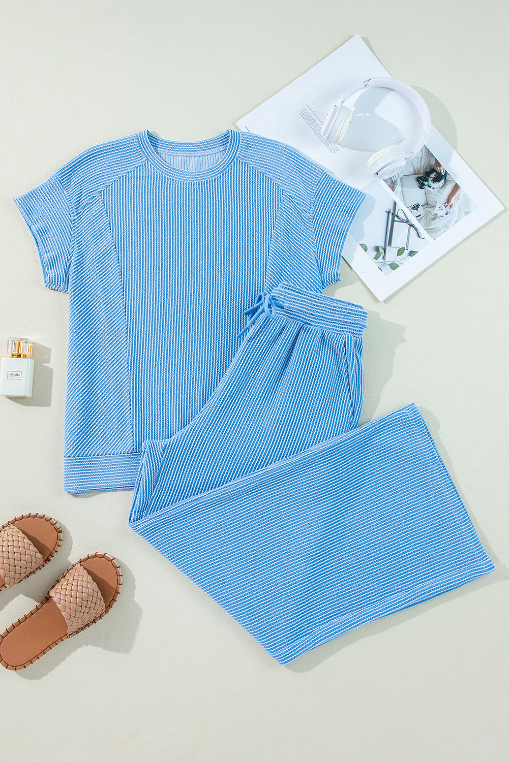 Corded Knit 2-piece Set