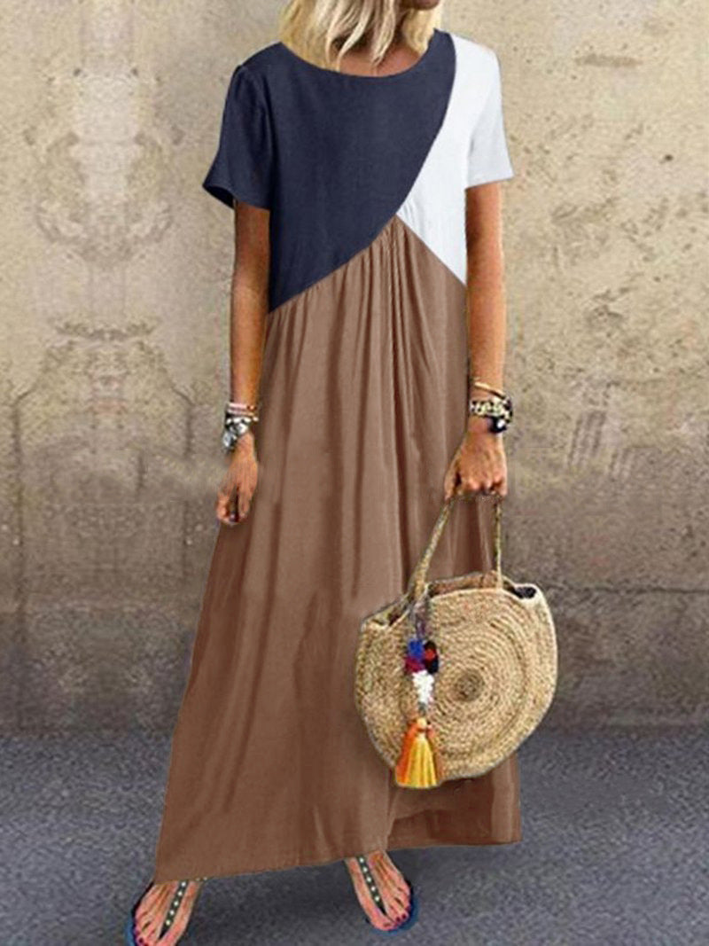 Irregular Patchwork Dress