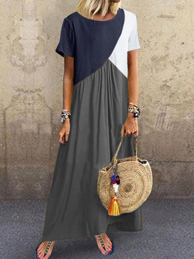 Irregular Patchwork Dress