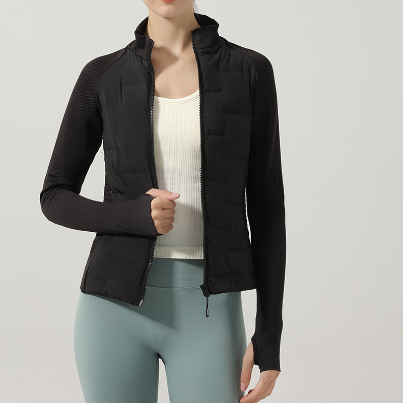 Light weight Zip-Up Down Jacket