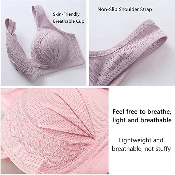 Front Button Lace Bras(Buy 1 get 2 )