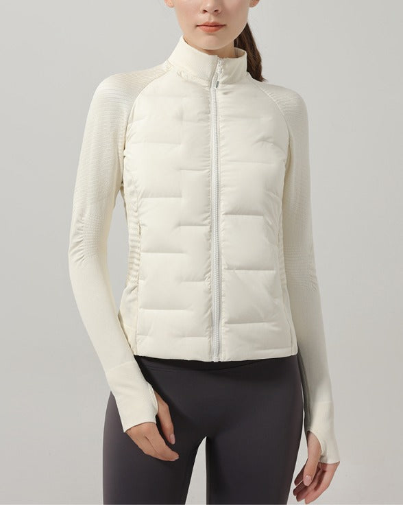 Light weight Zip-Up Down Jacket