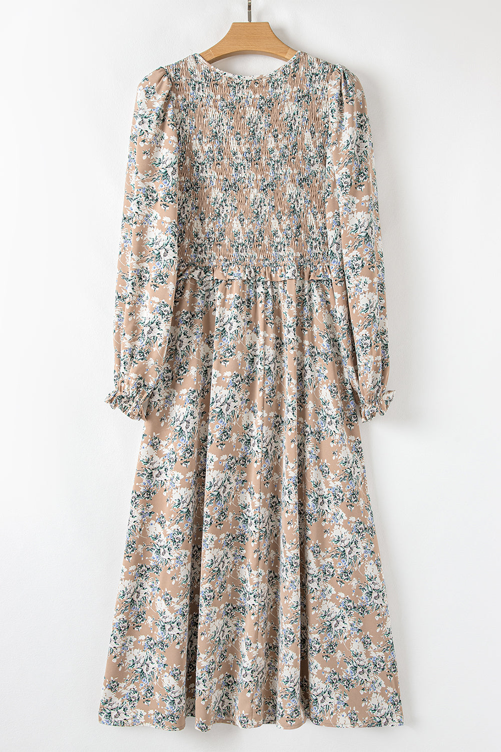 Flower Smock Maxi Dress