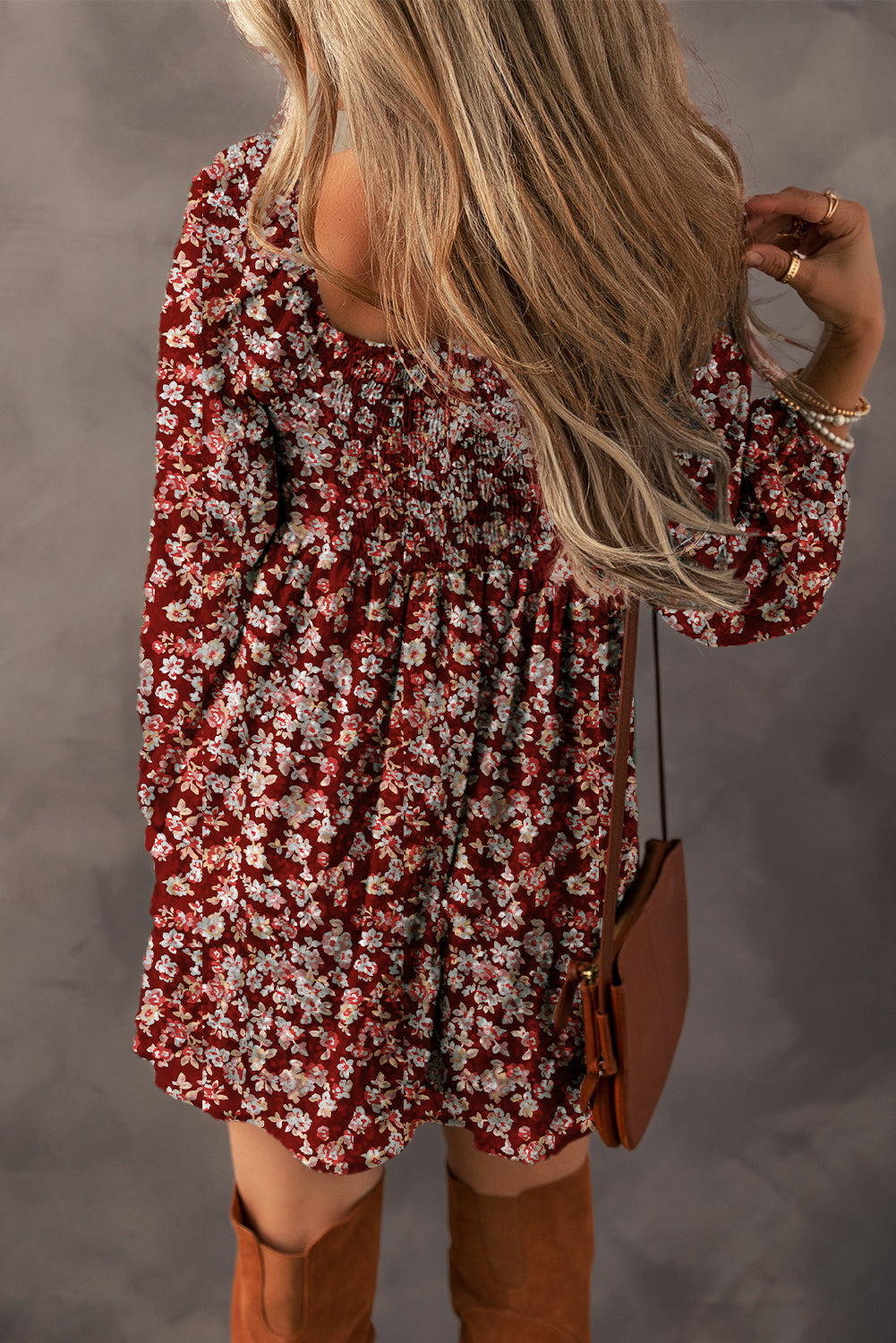 Vintage Floral Mini Dress