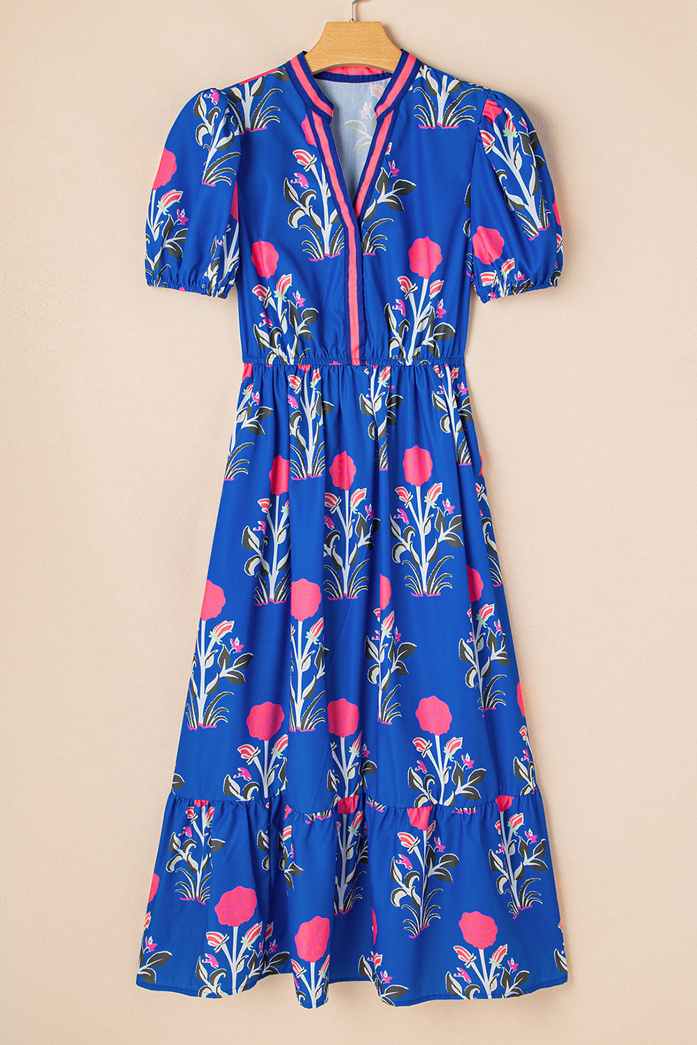 loral Puff Sleeve Maxi Dress