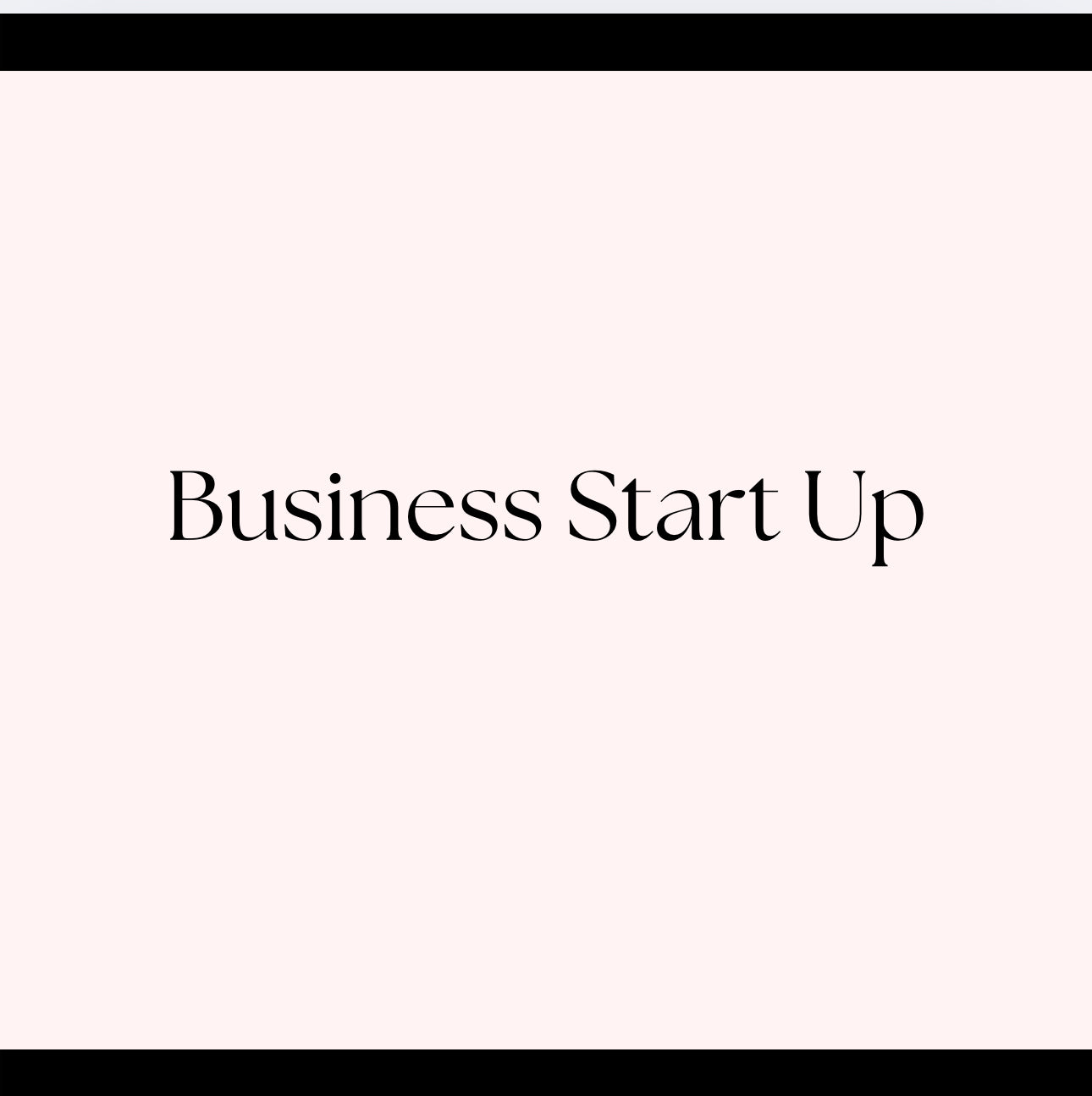 Business Start Up