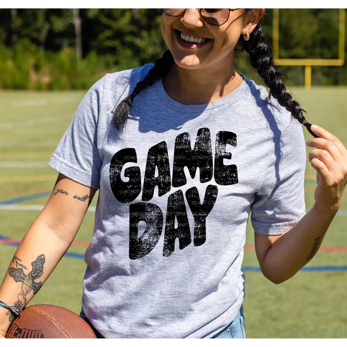 Game Day Grunge GRAPHIC TEE- color options