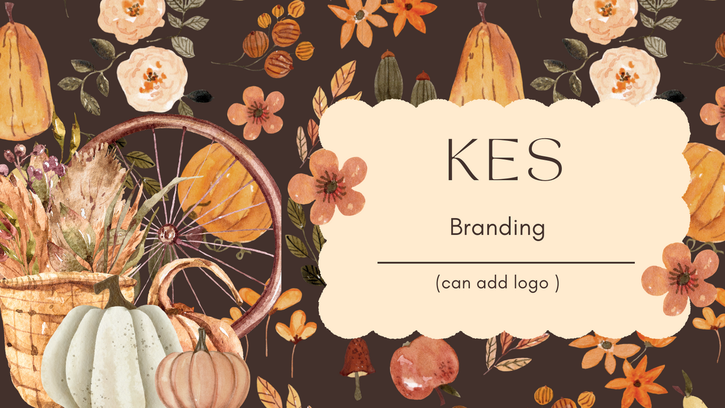 Floral premade fall cover photo (Facebook)