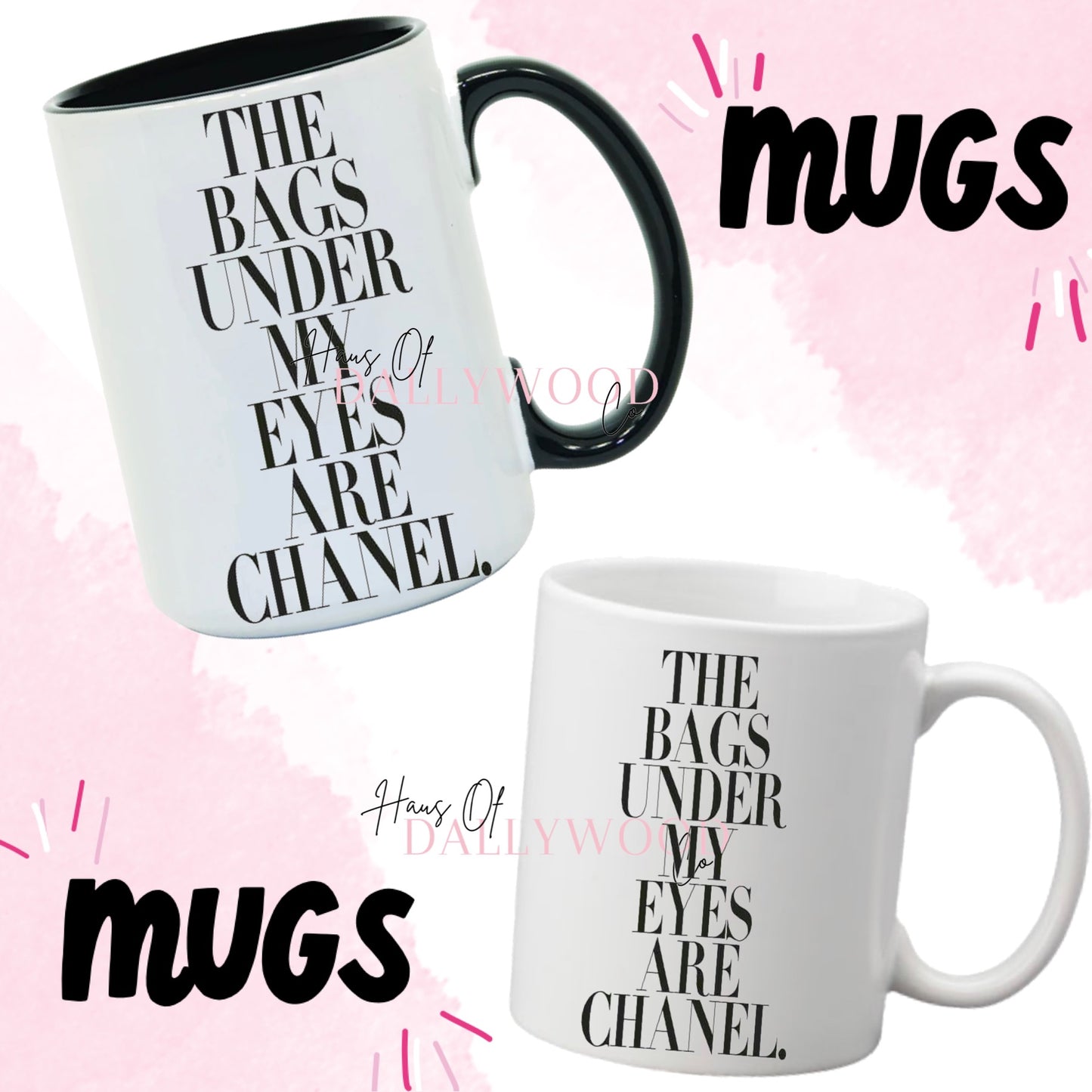 Bags under my eyes mug