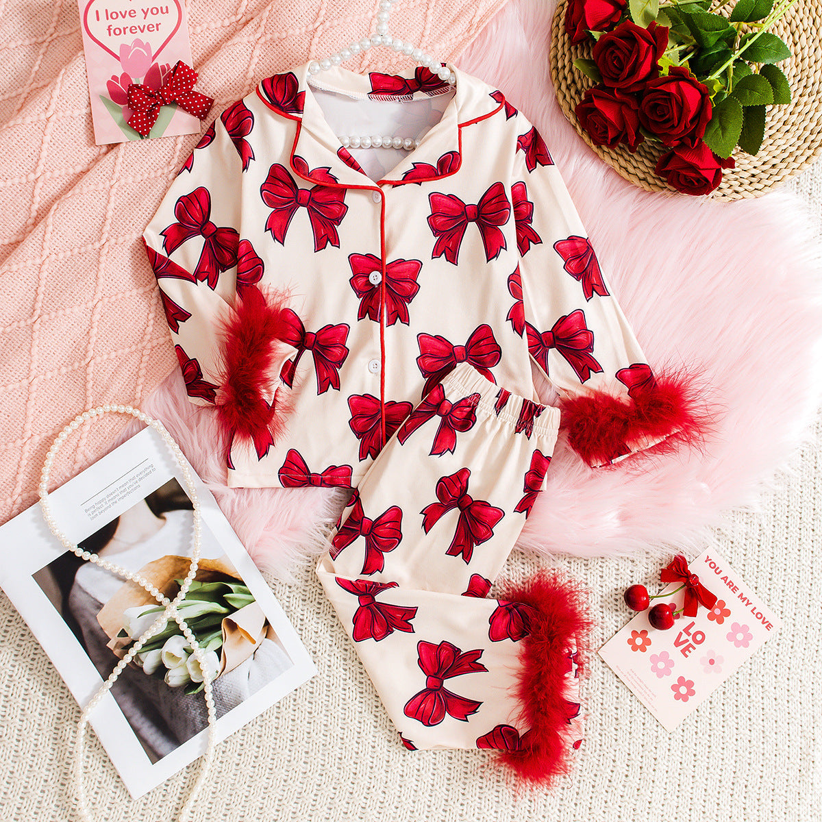 Valentine's Day Kids Pajama Set