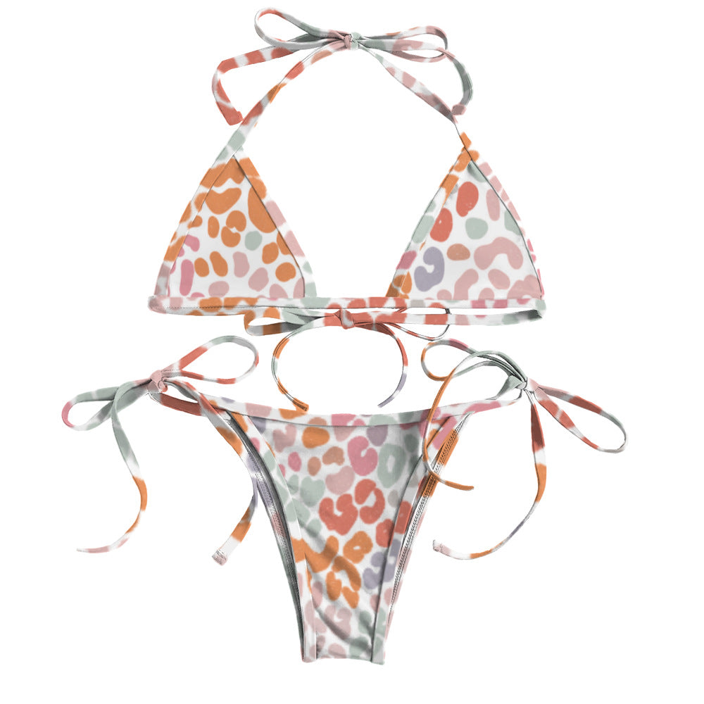 Printed Bikini Two Piece Set