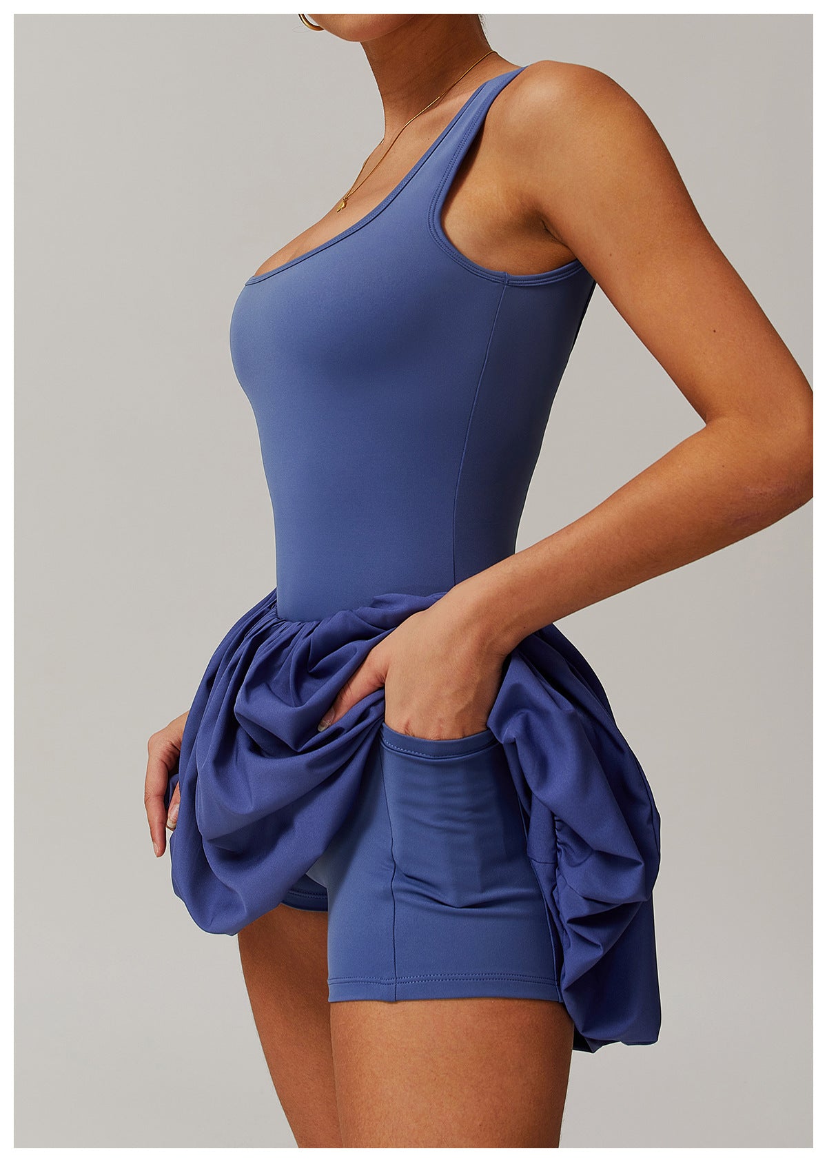 L-Sports Sleeveless Dress (with Inner Pocket Shorts)