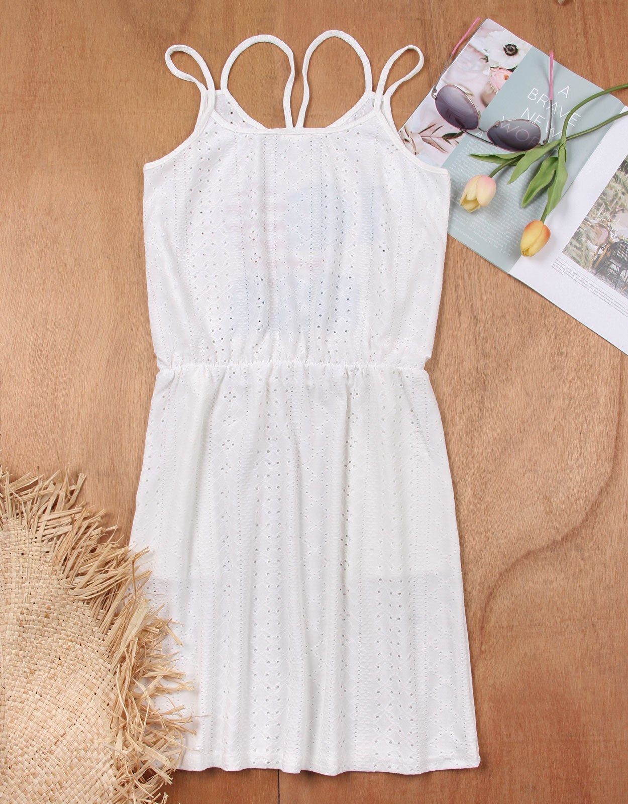 Bohemian Hollowed-out Swimsuit Dress