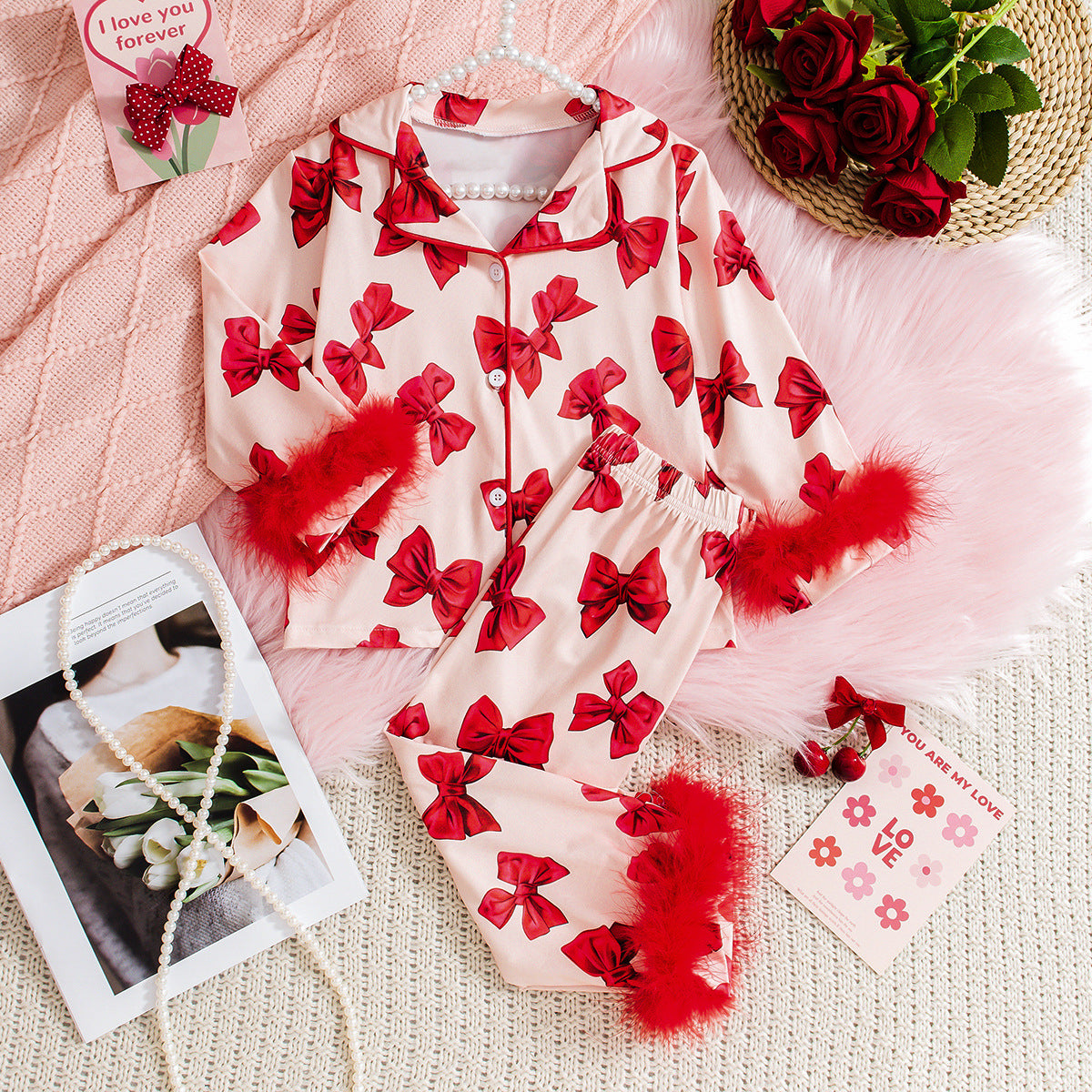 Valentine's Day Kids Pajama Set