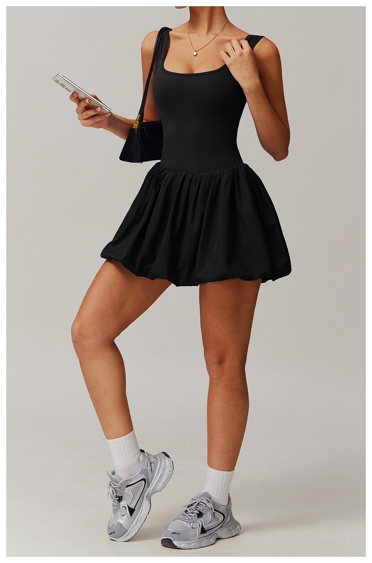L-Sports Sleeveless Dress (with Inner Pocket Shorts)