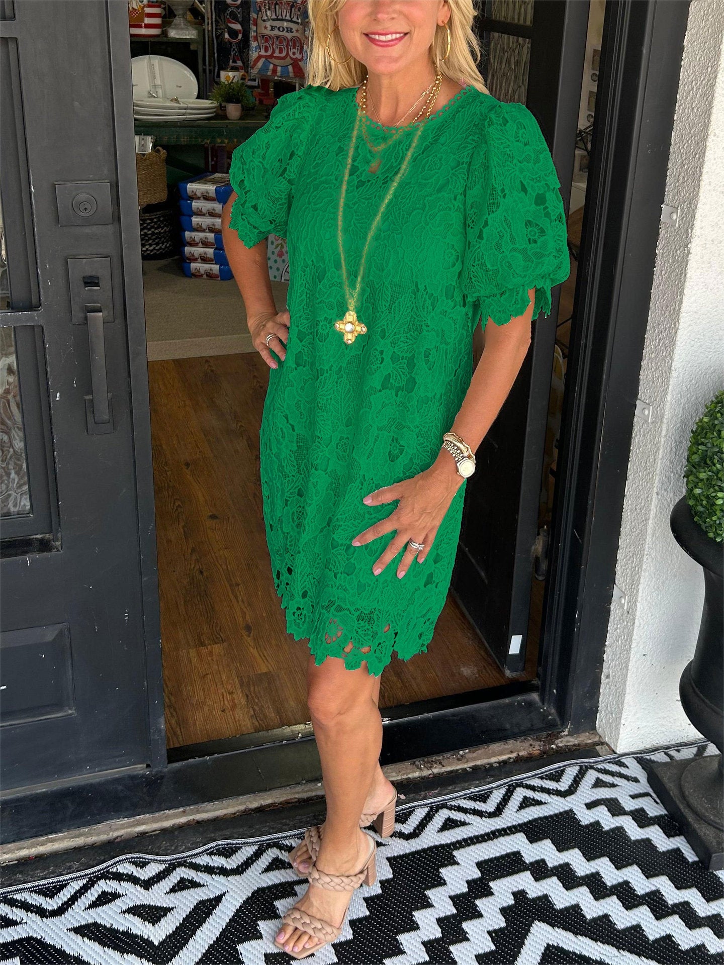 Women's Crochet Dress