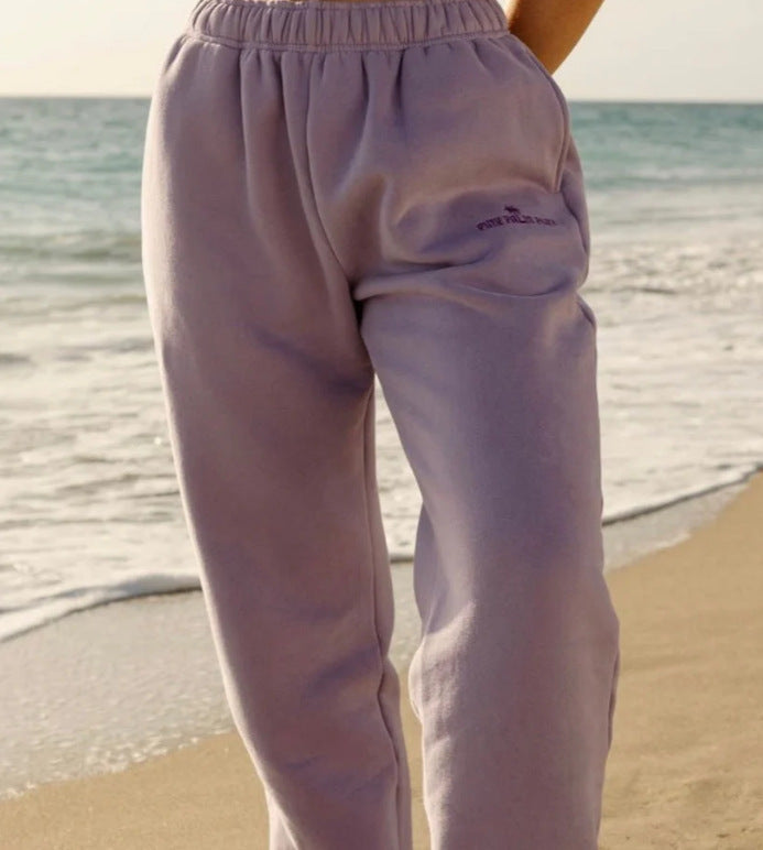 Embroidered Hoodie & Sweatshirt Pants