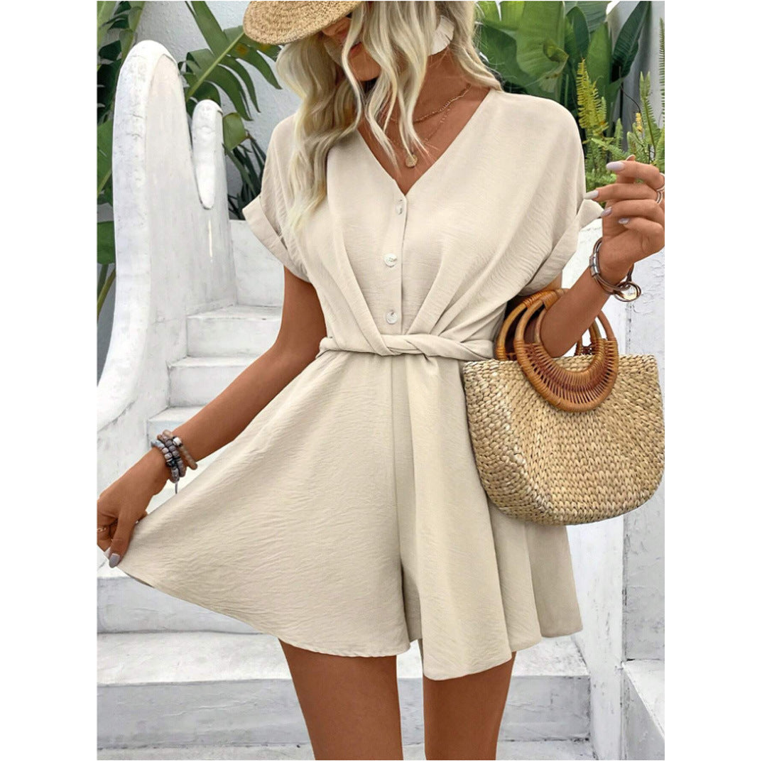 Knot Waist Romper