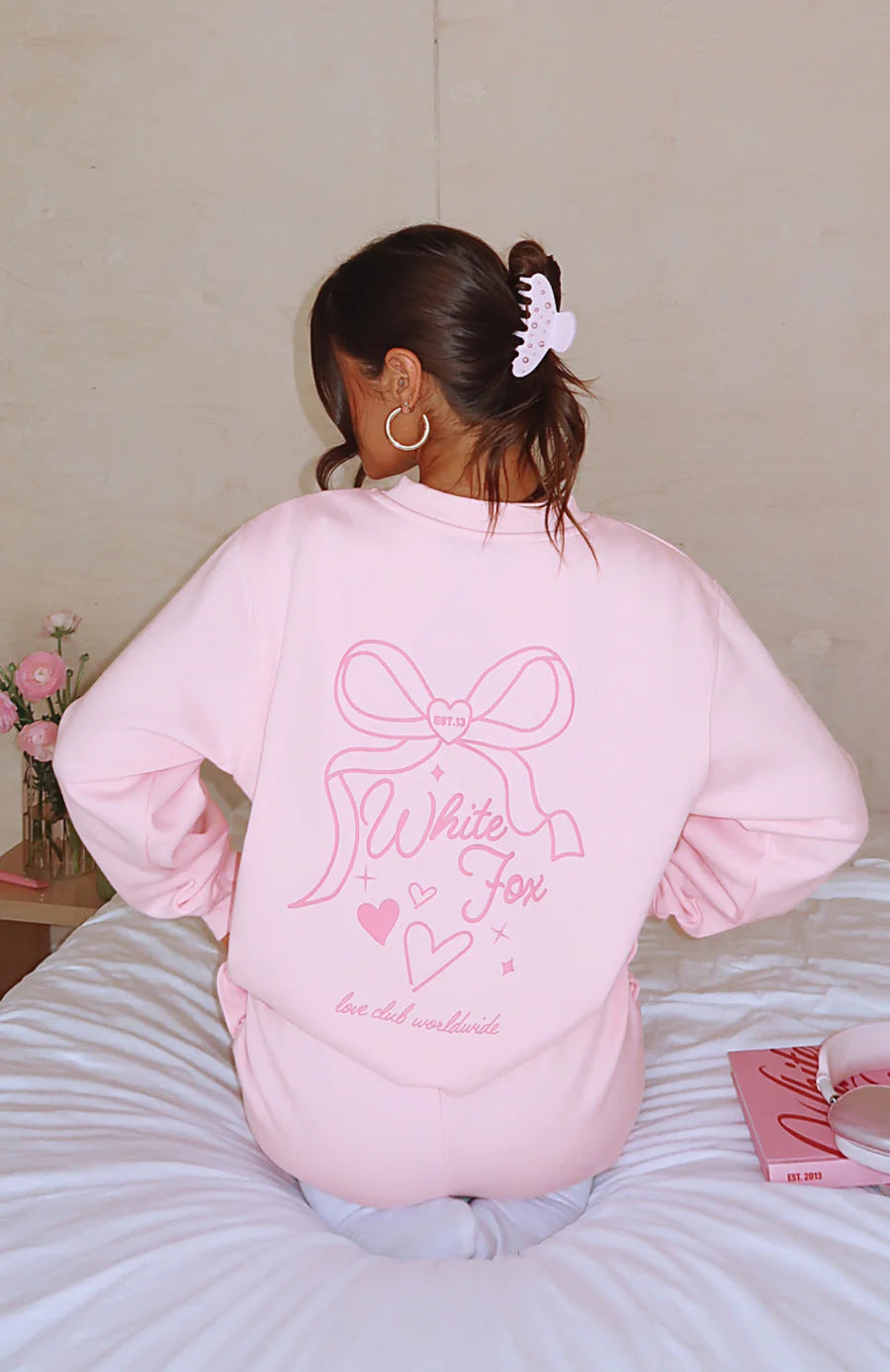 WF-Bow Print Sports Suit