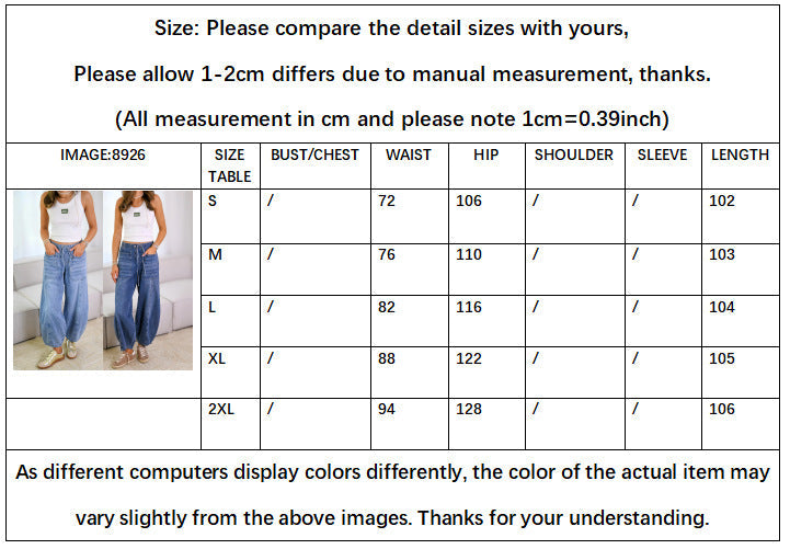 Waist Tie Pocket Jeans