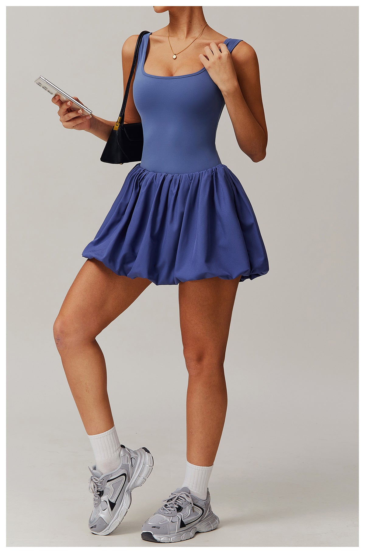 L-Sports Sleeveless Dress (with Inner Pocket Shorts)