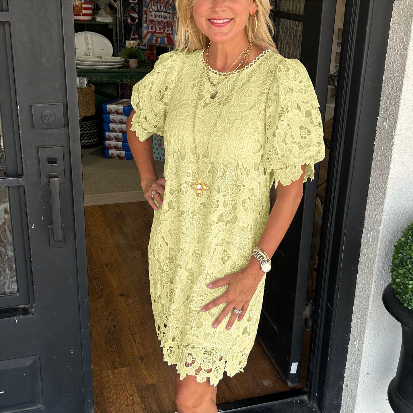 Women's Crochet Dress