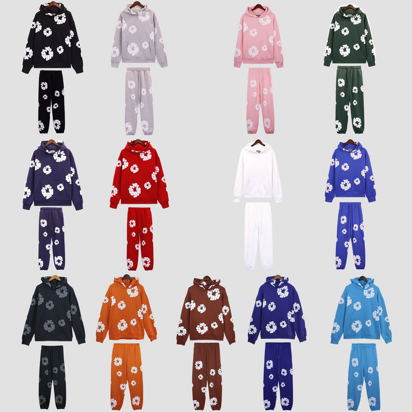 Puff Printed Hoodie Set