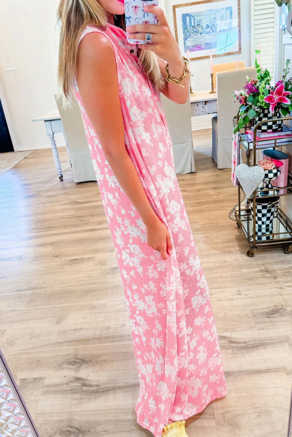 Floral Wide Leg Jumpsuit