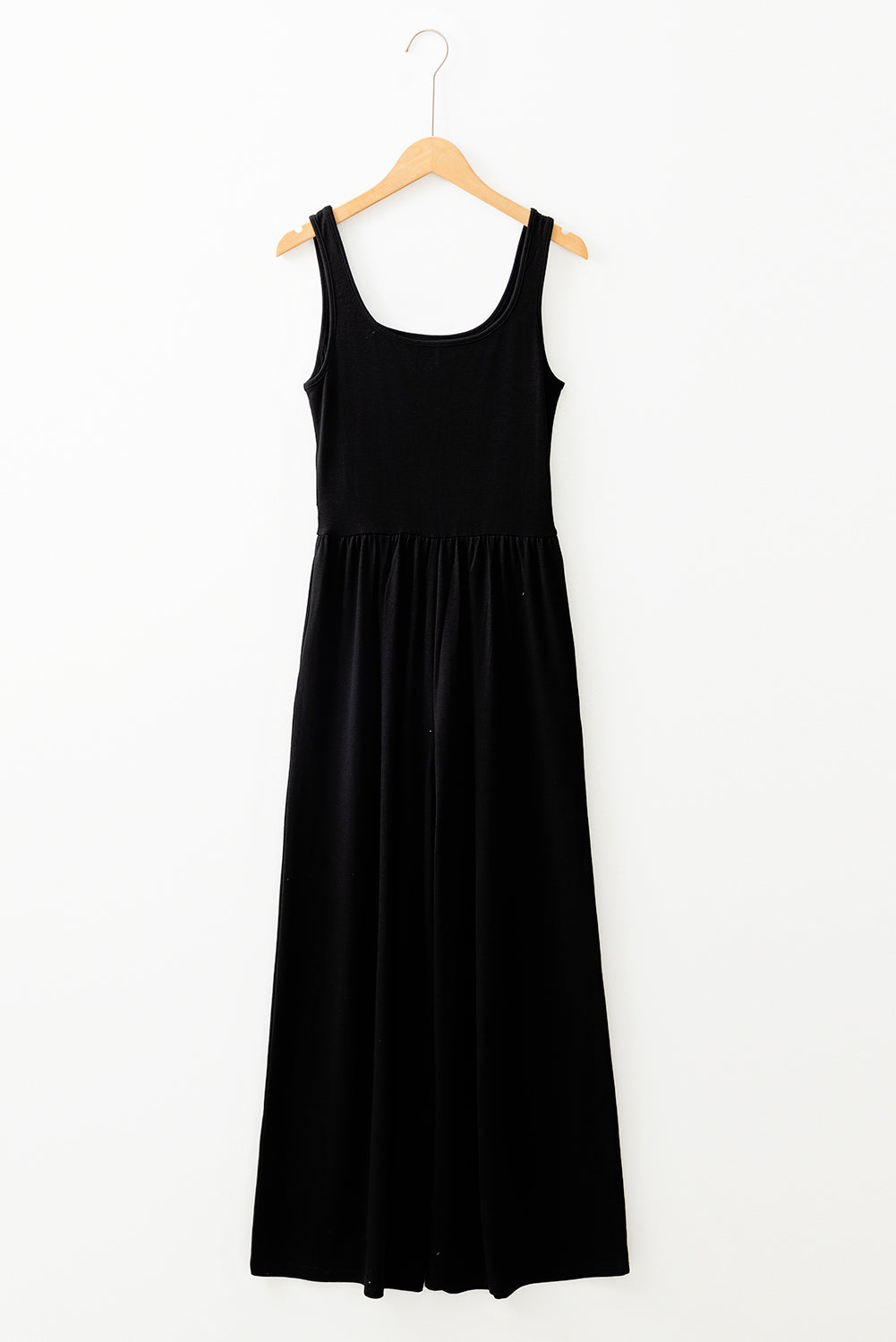 Sleeveless Jumpsuit with Cutout Waist