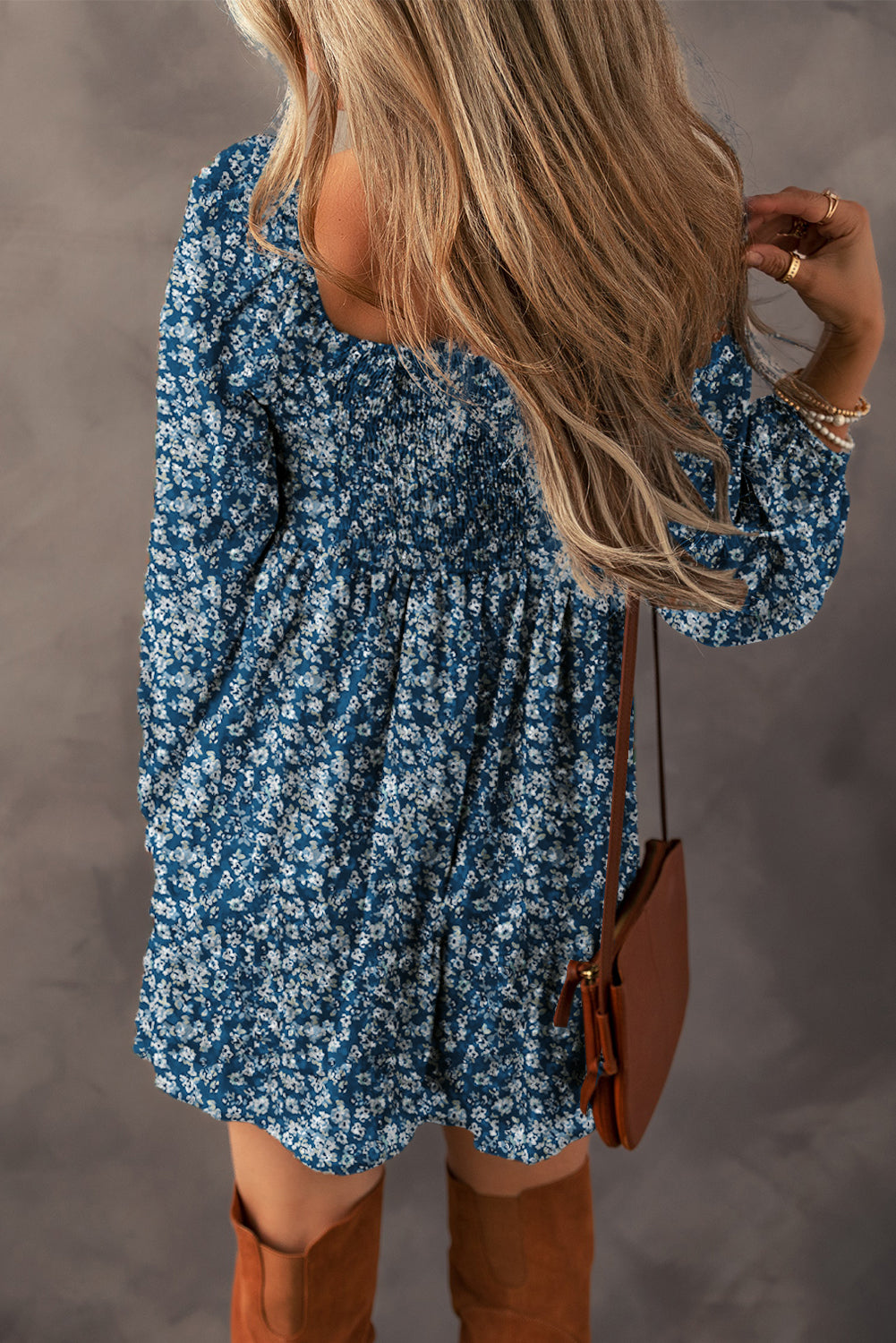 Vintage Floral Mini Dress