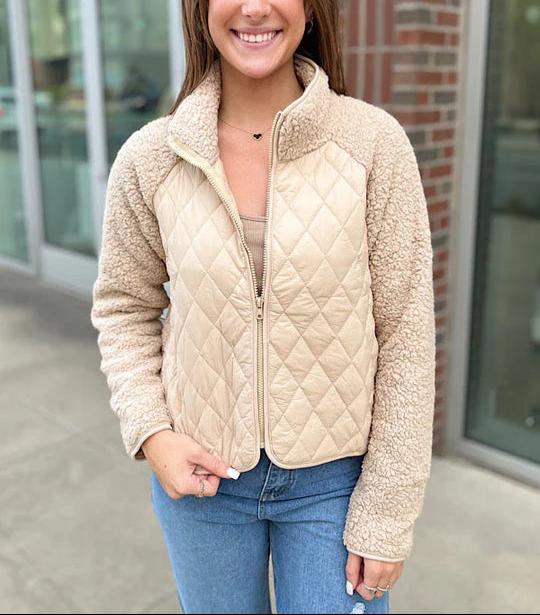 Sherpa Quilted Jacket