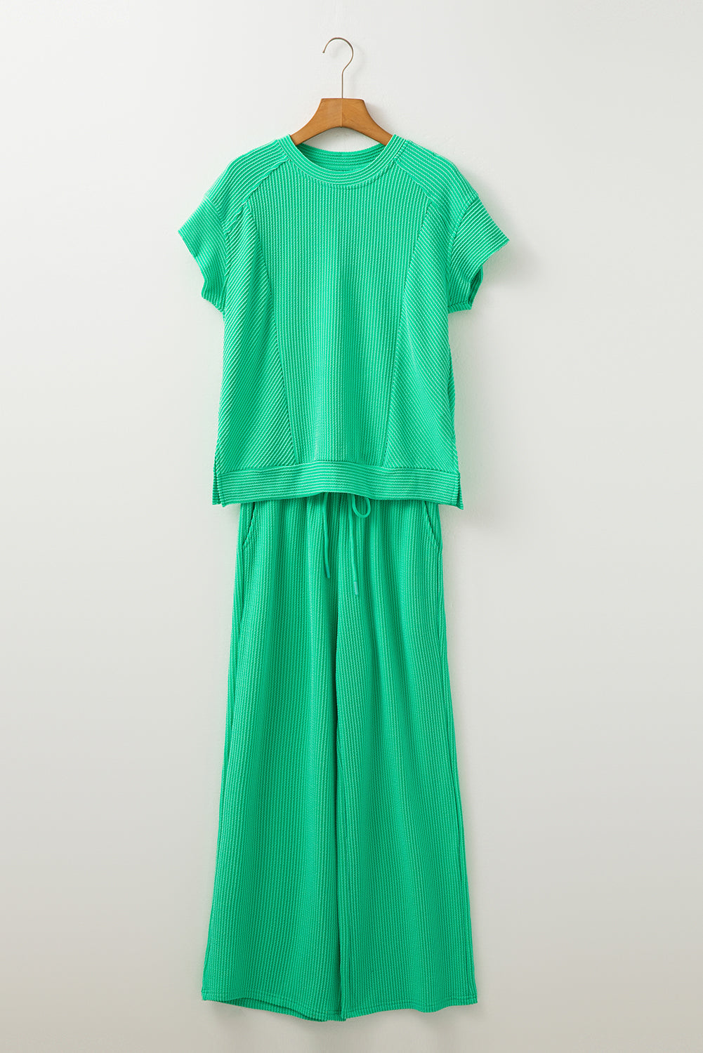 Corded Knit 2-piece Set