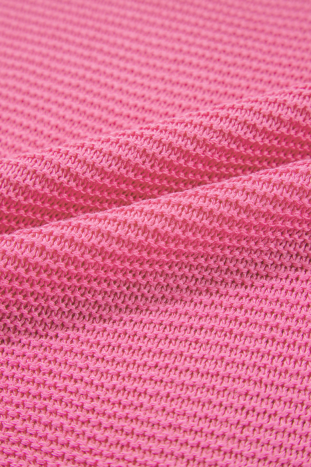 Solid Side Slits Sweater Tee