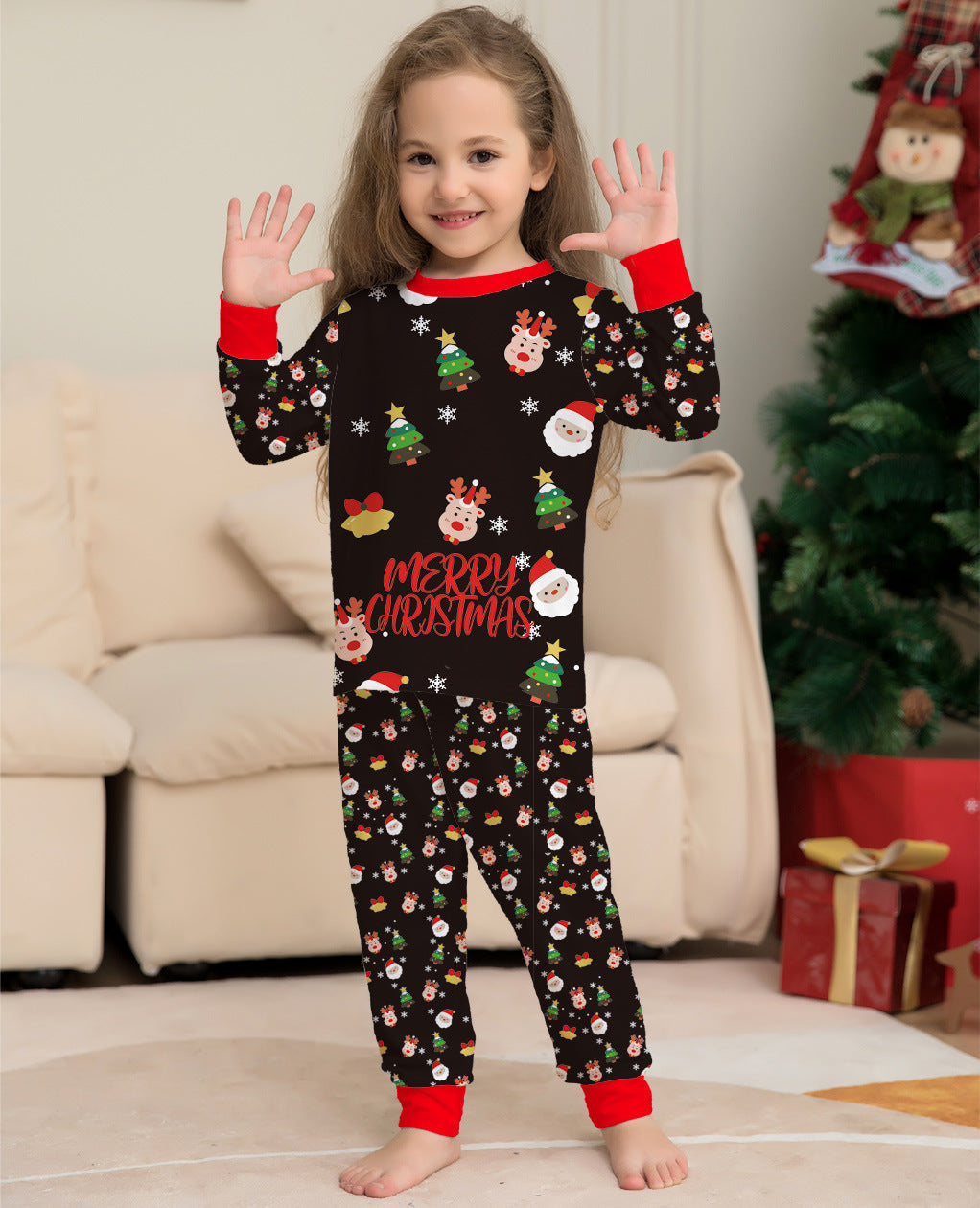 (05) Kid's Christmas Pajamas Family Pack