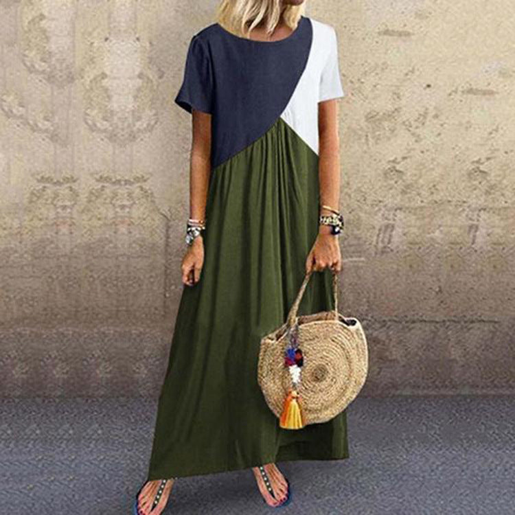 Irregular Patchwork Dress