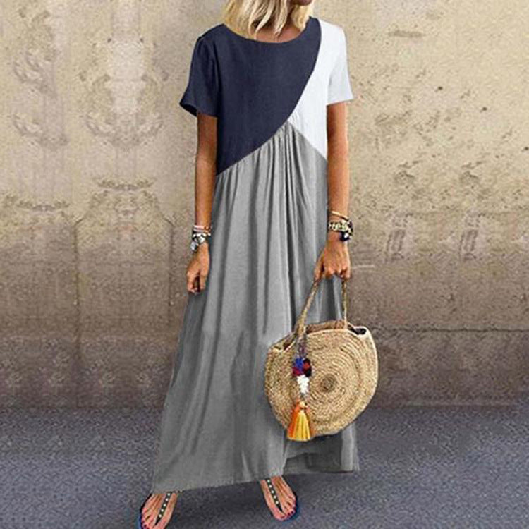 Irregular Patchwork Dress