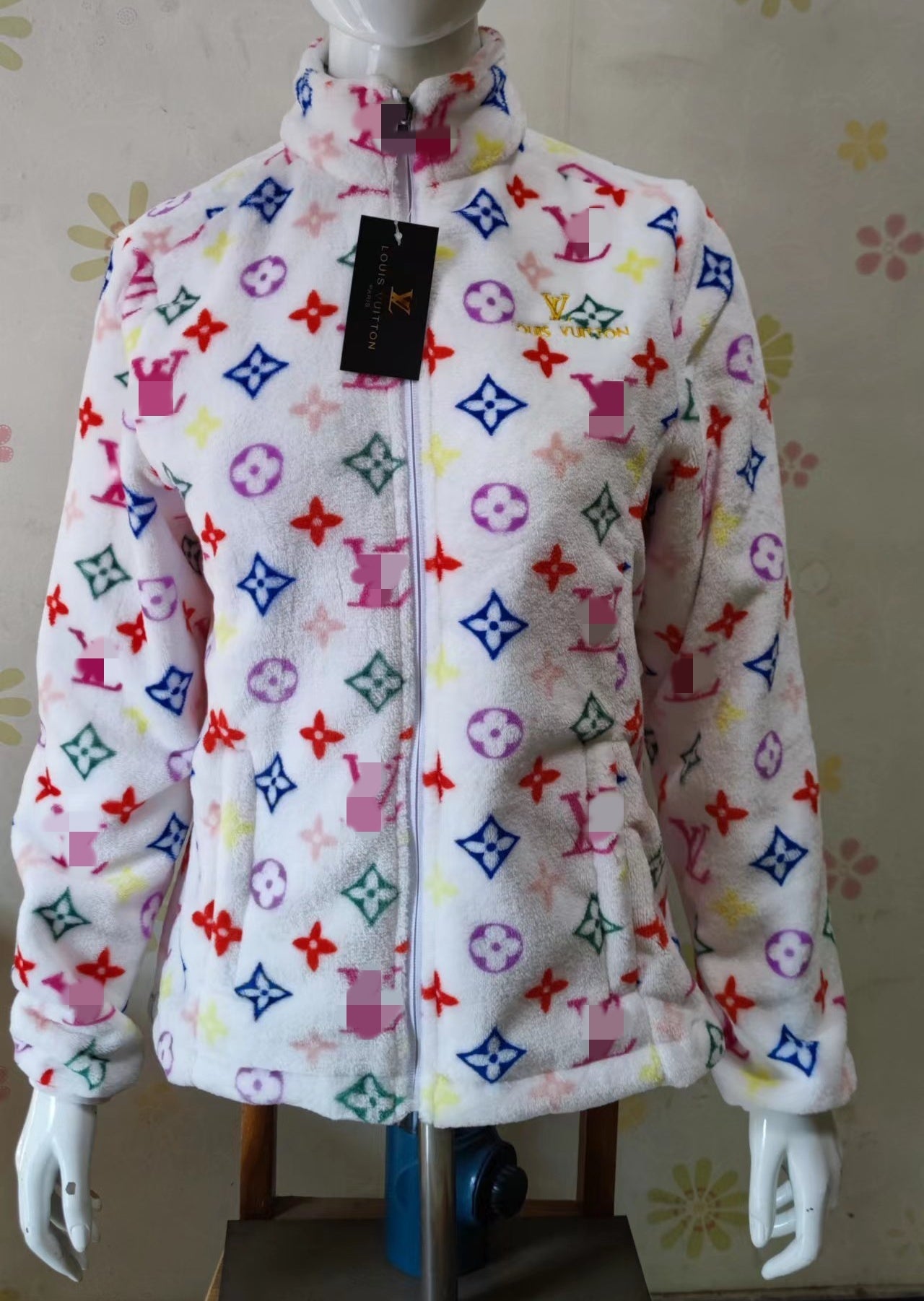 Embroidered Fleece Jacket