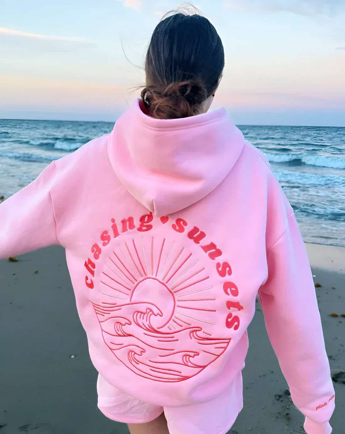 Embroidered Hoodie & Sweatshirt Pants