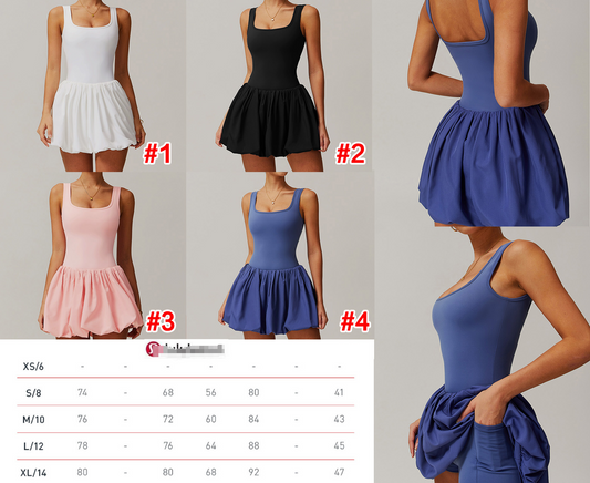 L-Sports Sleeveless Dress (with Inner Pocket Shorts)
