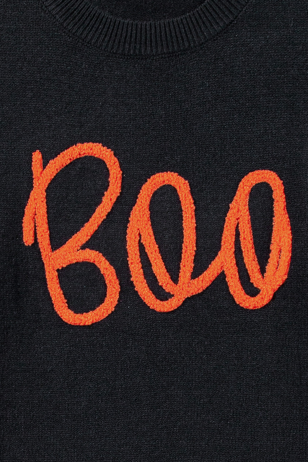 Halloween Boo Soft Knitted Sweater