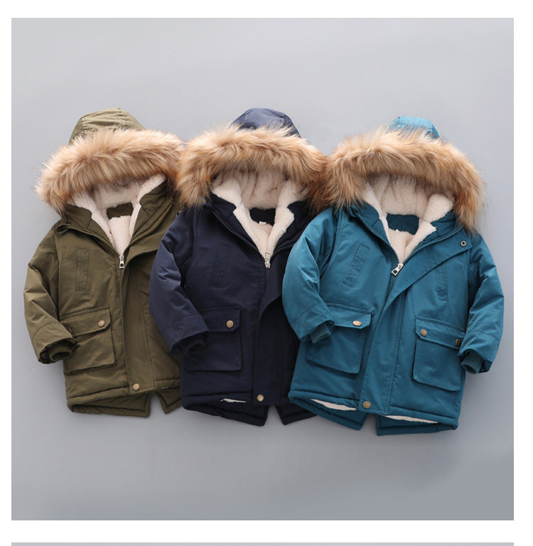 Kid's Fleece Hooded Jacket