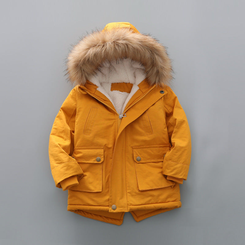 Kid's Fleece Hooded Jacket