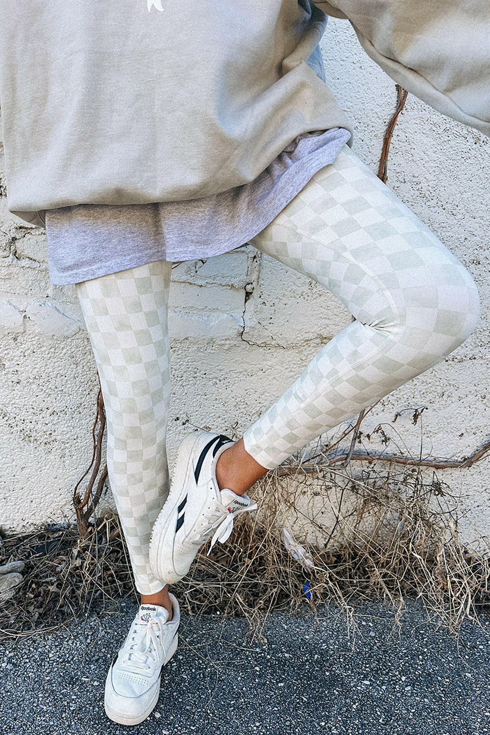 (pre order 10.31)Checkered High Waist Leggings