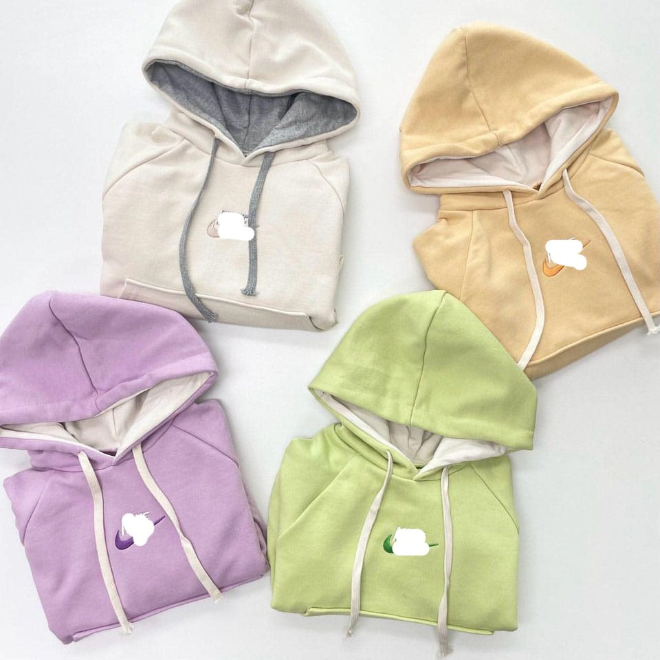 Kid's hooded jumpsuit