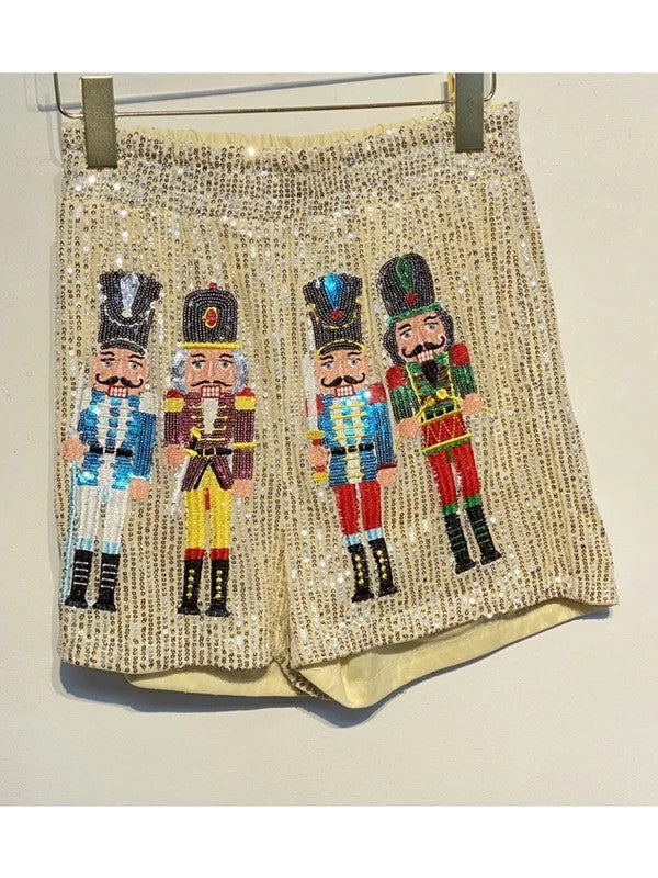 Nutcracker Queen Sequin Shorts