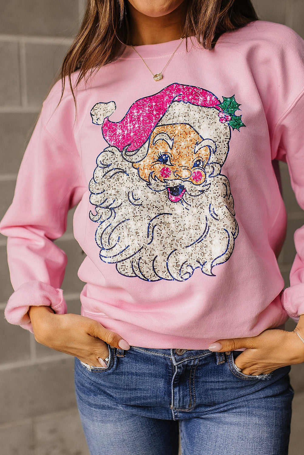 Christmas Claus Graphic Sweatshirt