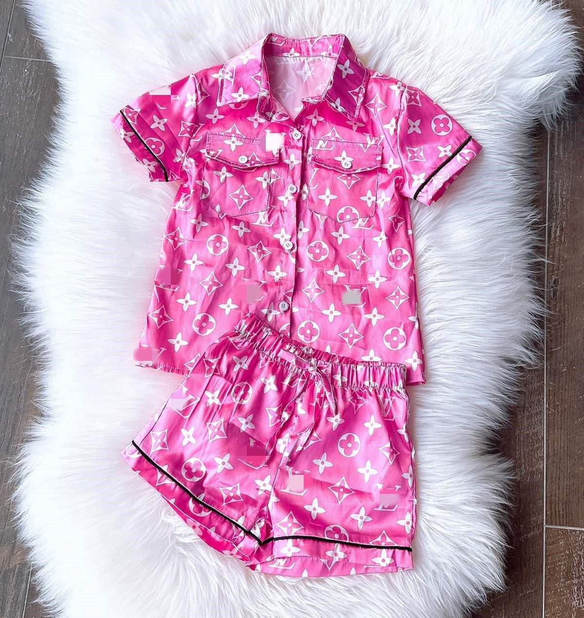 Parent-child Satin Pajamas