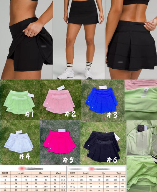 Mama and Mini Sports Skirt With Short