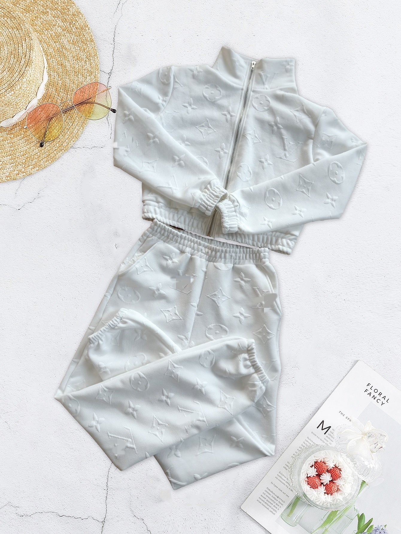 Textured Two-piece Set