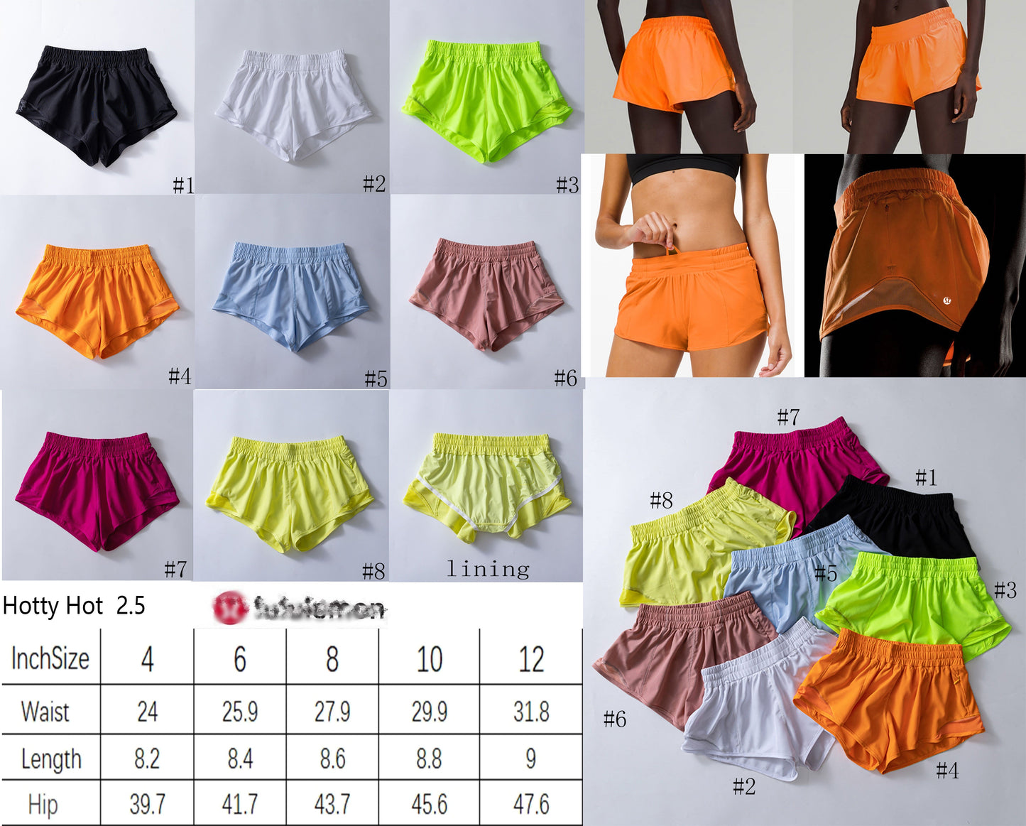 Zip Pocket Track Shorts-8 Colors